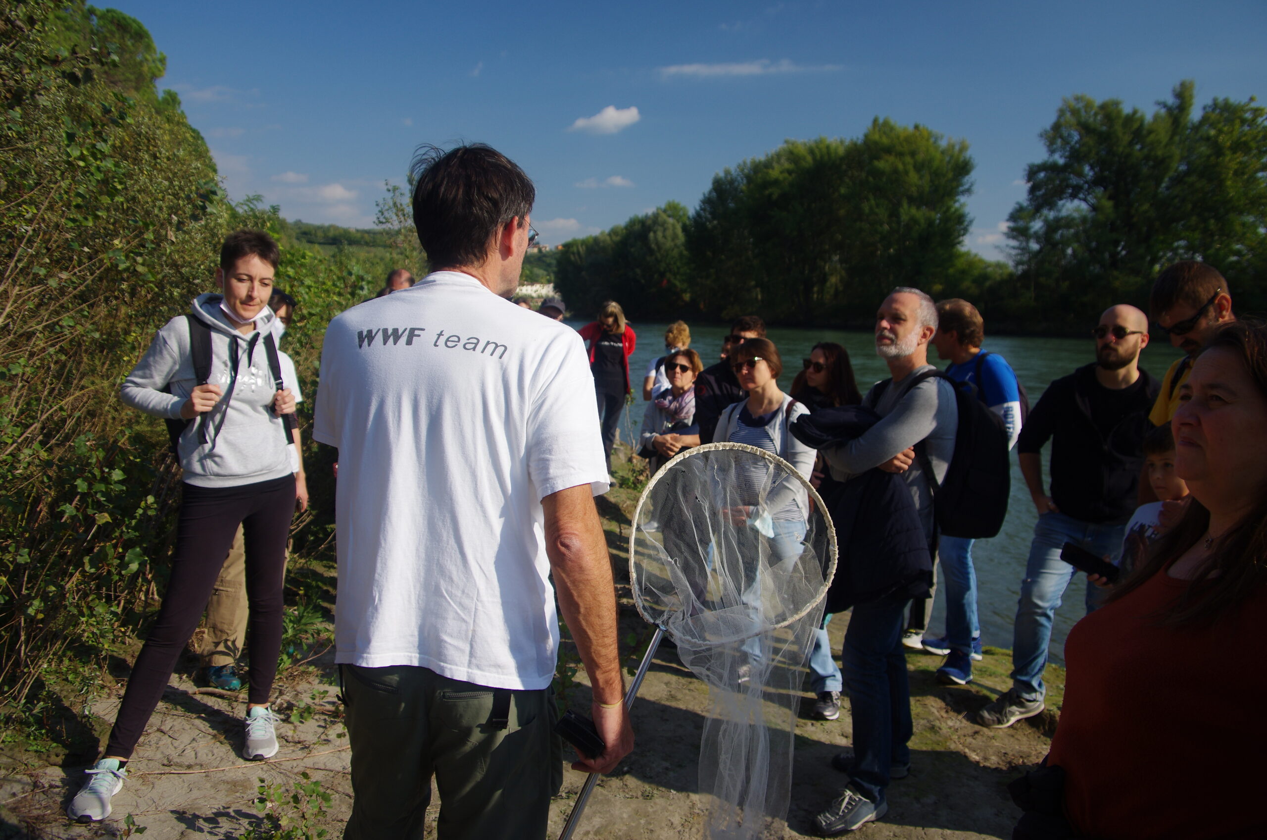 Educazione ambientale sulle rive dell'Adige a Parona