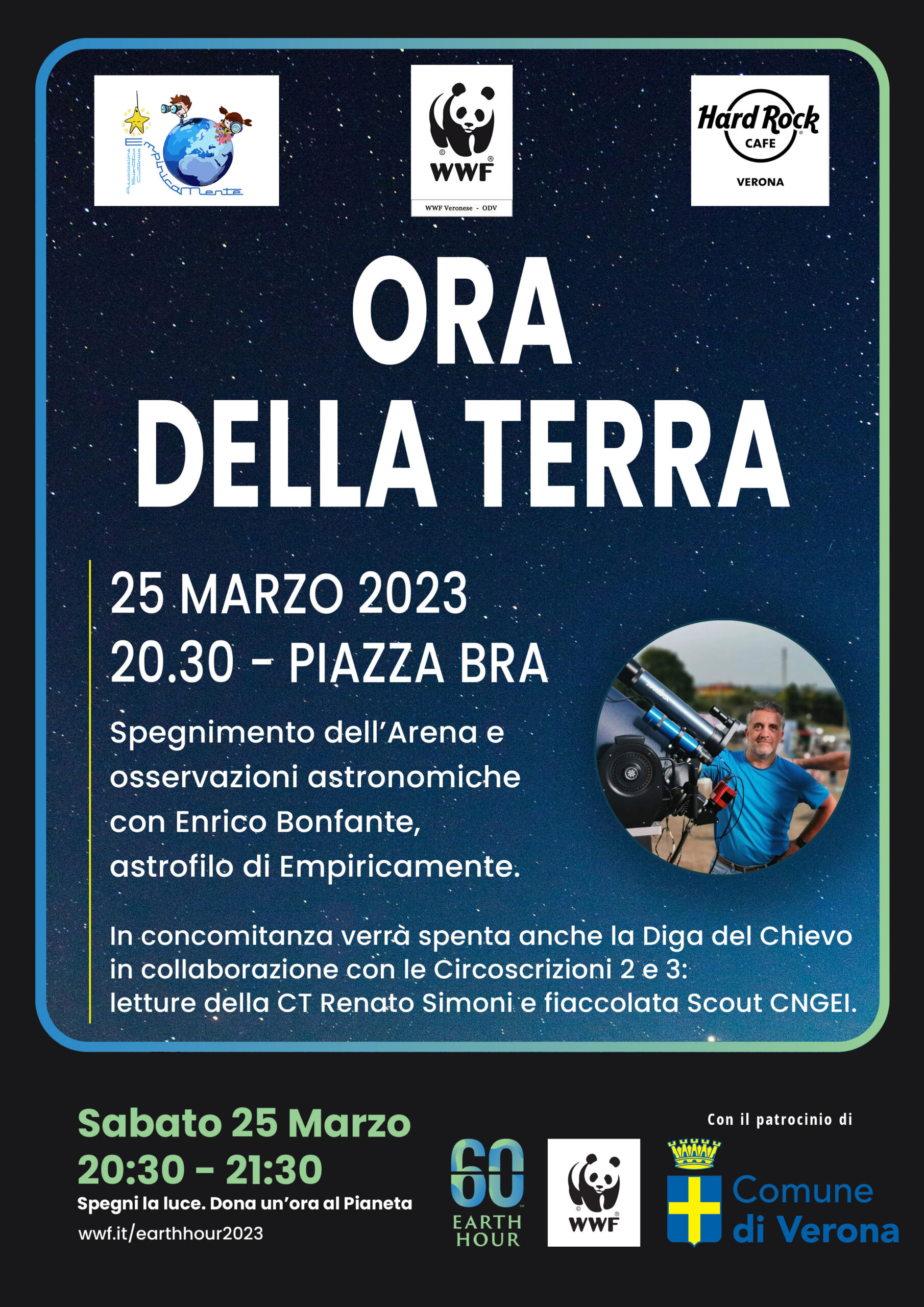 Ora della Terra 2023 a Verona