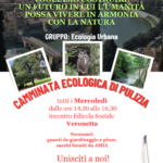 Locandina Camminata Ecologica di Pulizia a Verona