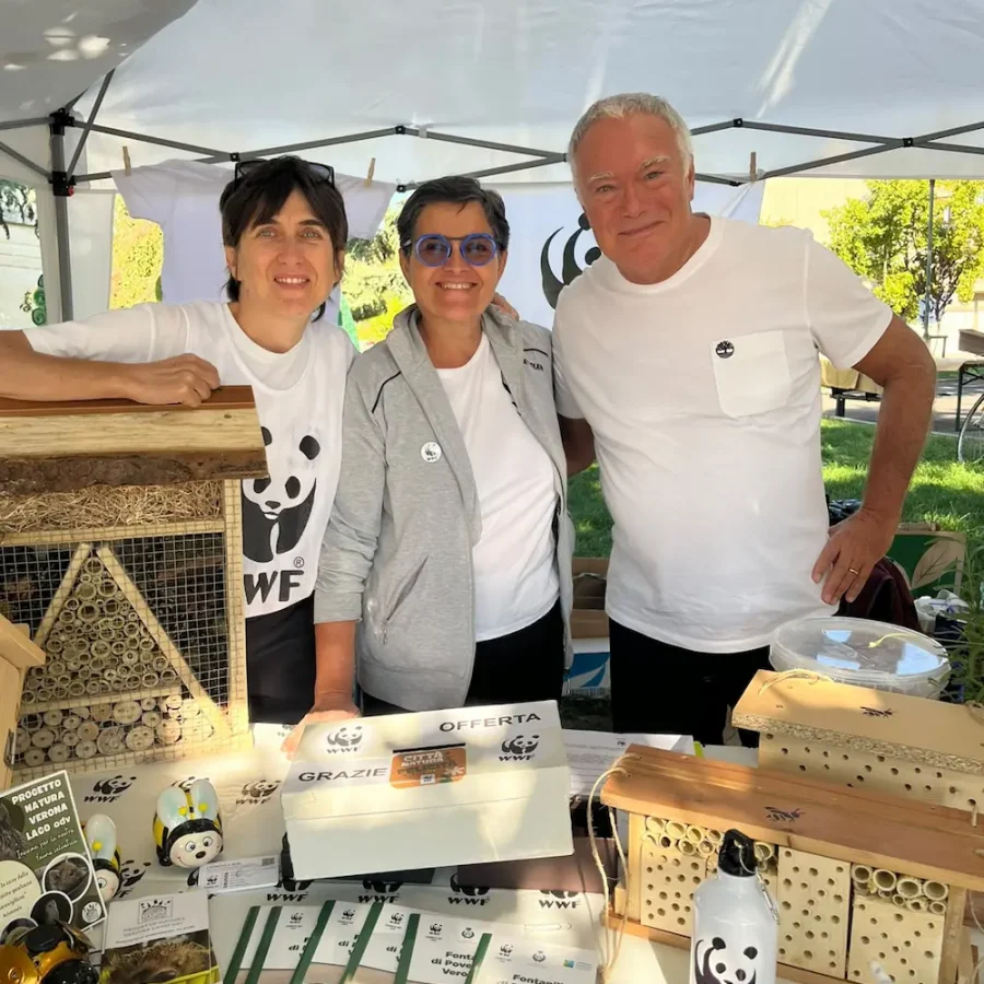 Banchetti WWF durante Urban Nature 2026 a Verona