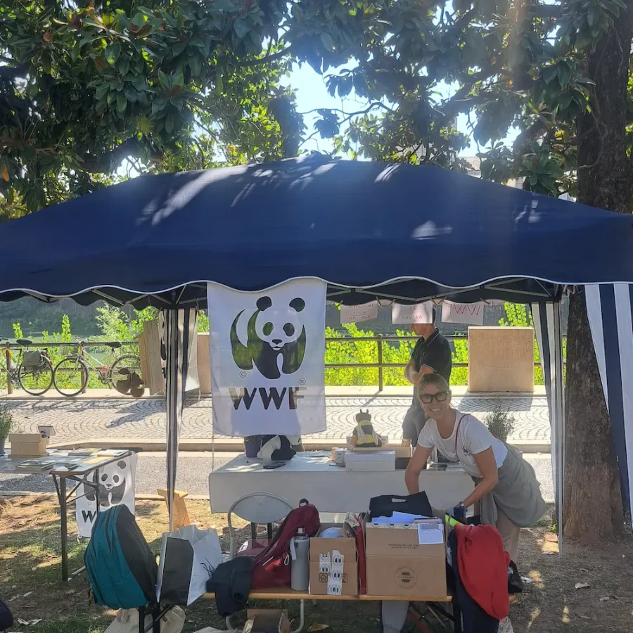 Banchetti WWF durante Urban Nature 2026 a Verona