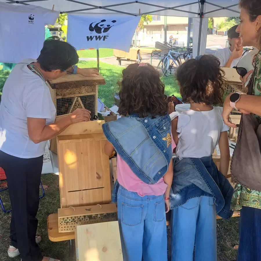 Banchetti WWF durante Urban Nature 2026 a Verona