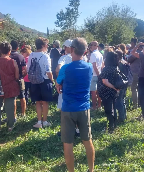Partecipanti al Cammino della Rotatoria