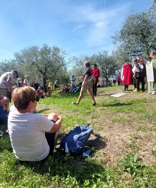 Partecipanti al Cammino della Rotatoria