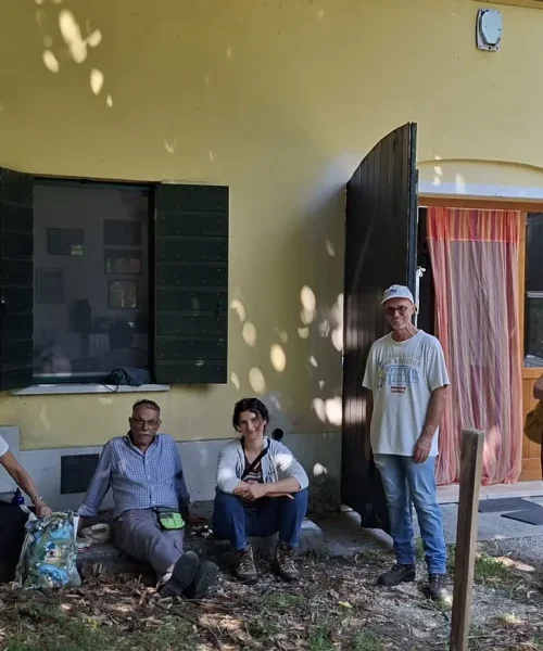 Volontari alla giornata di segnaletica e manutenzione all'Oasi del Busatello