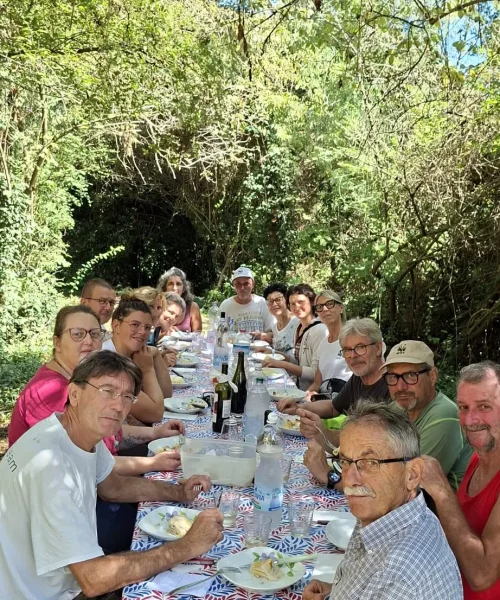 Volontari alla giornata di segnaletica e manutenzione all'Oasi del Busatello
