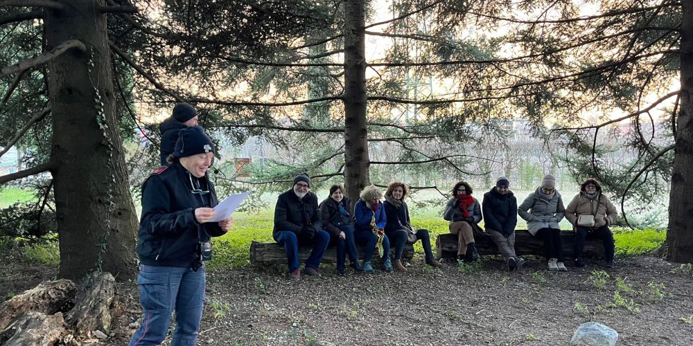 il gruppo visita al Centro Nazionale Carabinieri per la Biodiversità